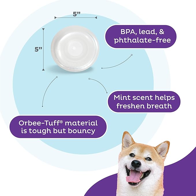 Outward Hound by Planet Dog Snoop Interactive Treat Dispensing Dog Toy, Large, White