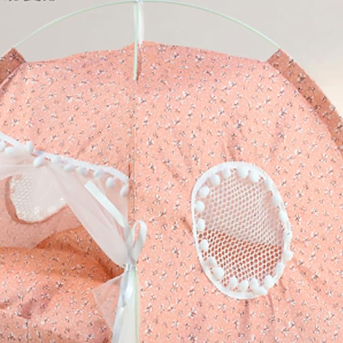 Cat House Indoor, Indoor Pet Tent, Indoor Tent House Pet Dog Cute Floral Cave Nest Bed Portable Dog Tents Detachable Cat Tent for All Seasons ()