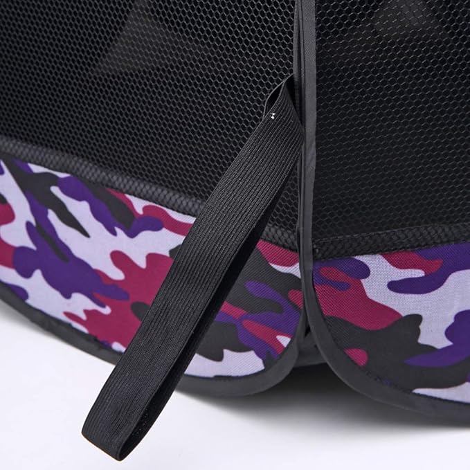 Portable Pet Playpen, 28.3" Foldable Dog Playpen for Dogie Kitten Rabbit, Exercise Playpen Tent Indoor/Outdoor Use (Violet)
