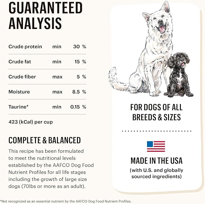 The Honest Kitchen Human Grade Dehydrated Gourmet Grains Dog Food - Beef & Salmon, 10 Pound Box
