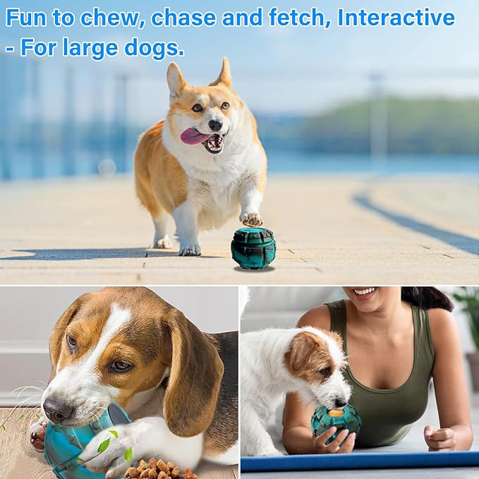 Yipetor Dog Toy, Frozen Treat Toy, Treat Dispensing Dog Toy, Puppy Small Medium Chew Toy, Freezable Fillable Rubber Dog Toys, I Reduces Anxiety I Dog Treat Dispenser I Interactive Dog Puzzle Toy