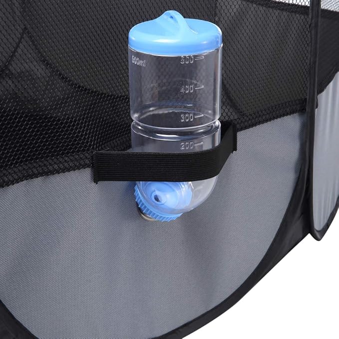 Portable Pet Playpen, 28.3" Foldable Dog Playpen for Dogie Kitten Rabbit, Exercise Playpen Tent Indoor/Outdoor Use (green)