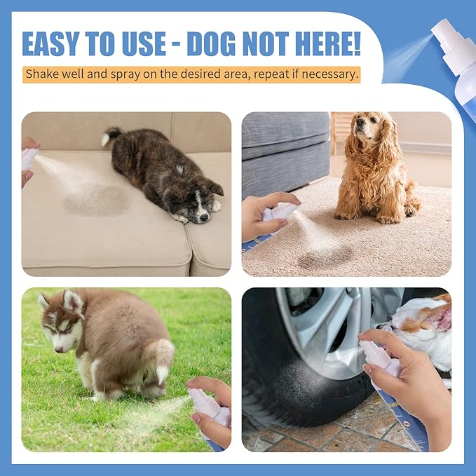 8oz Not Here Dog Spray for Dogs to Stop Peeing, Dog Stay Away Here No More Pee, Pet No More Marking for Indoors & Outdoor Use