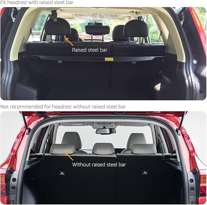 Amazon Basics Adjustable Dog Car Barrier 59.72 x 5.20 x 16.46 Inch, Black