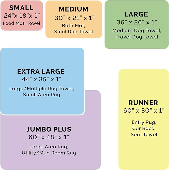 Furhaven 30" x 21" Highly Absorbent Dog Door Mat for Muddy Paws, 100% Washable, Perfect for Entryway, Kitchen, & Bathroom Use - Chenille Shammy Rug - Mud (Brown), Medium