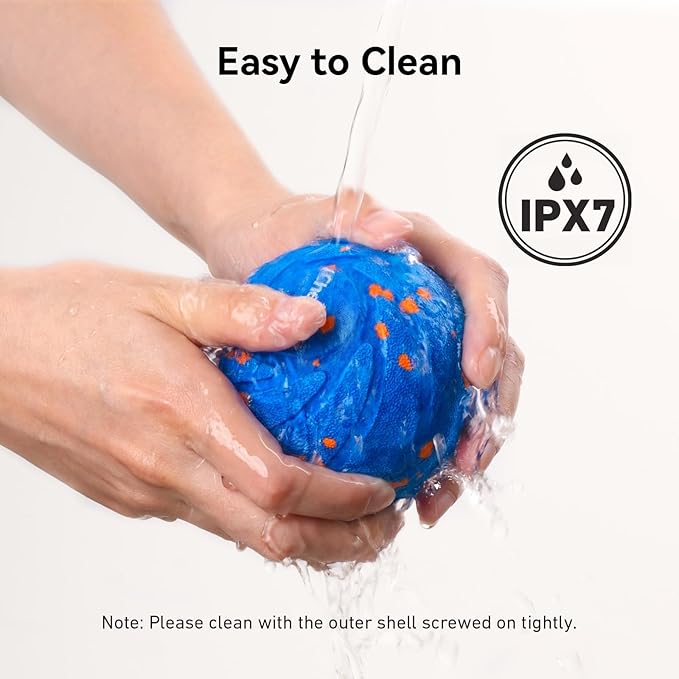 【New Material】Cheerble Smart Interactive Dog Toy, Wicked Ball AIR, Automatic Moving, Bouncing, and Rotating Ball, E-TPU Material, IPX7 Waterproof Rating, Active Rolling Ball for Medium and Large Dogs