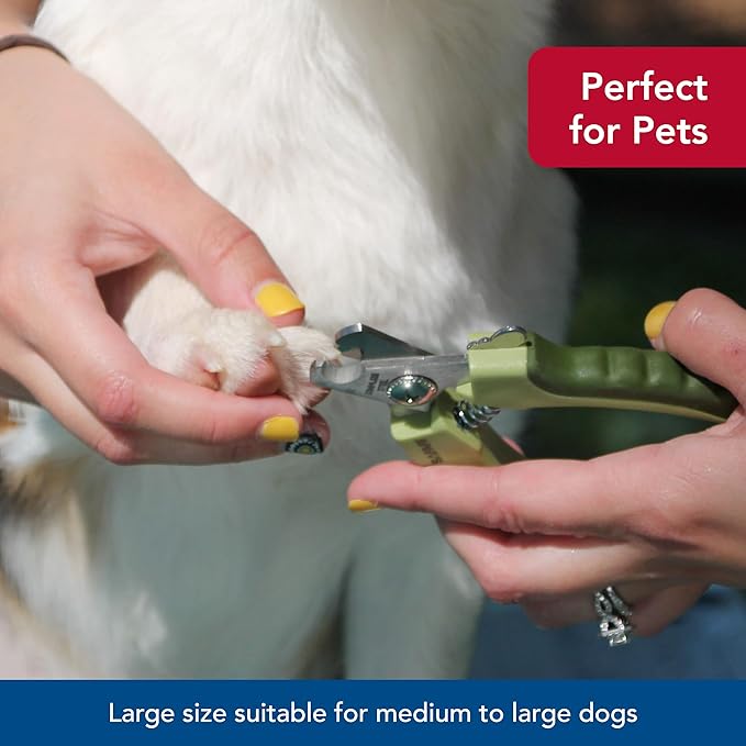 Coastal Pet Safari Professional Dog Nail Trimmer - Nail Clippers & Supplies for Grooming - Dog Claw Care for Small & Large Pets - Standard, 5" x 1.5"