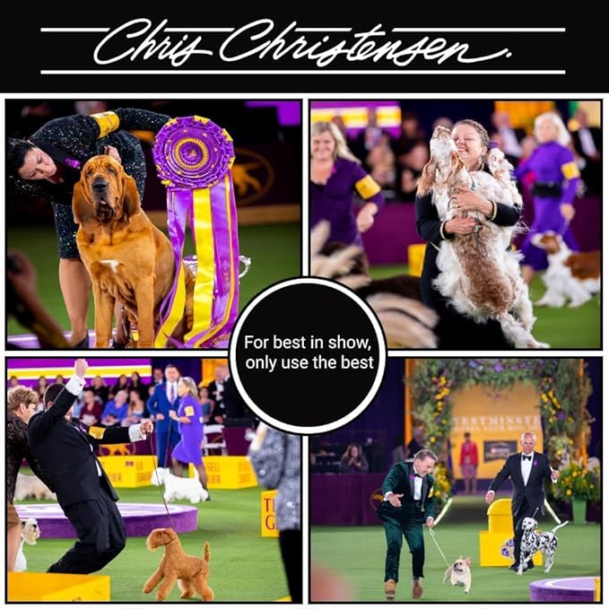 Chris Christensen Dog Shampoo & Conditioner Gallon Bundle, Clean Start Clarifying Shampoo + After U Bathe Final Rinse Solution + Day to Day Moisturizing Condiutioner, Groom Like a Proffesional
