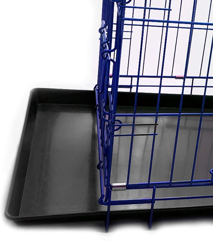 PET Expressions Luxury Colorful 36 Inch Foldable Dog Crate with 2 Doors | Free Training Ebook and Pet Calming Music | 3 Colors & 3