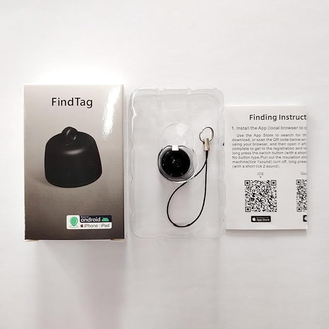 Cat and Dog Tracker, Mini Tracker for Pets, iOS and Android, Smart Pet Tracker Location Tracking Collar, Works Worldwide with Any Collar, No Other Fees, Find Tag