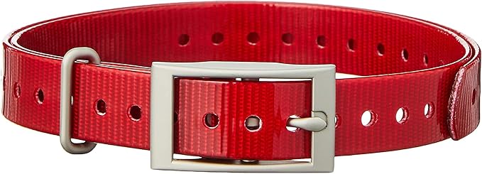 Garmin BarkLimiter Deluxe Dog Training Collar Bundle | Garmin 3/4-Inch Red Collar Strap