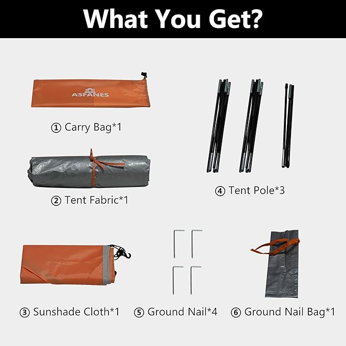 Outdoor Waterproof Pet Camping Tent, Cave Bed for Indoor Cats and Small Dogs, Portable Cat House Dog House, 21.6x21.6x14.9'', Orange, S.