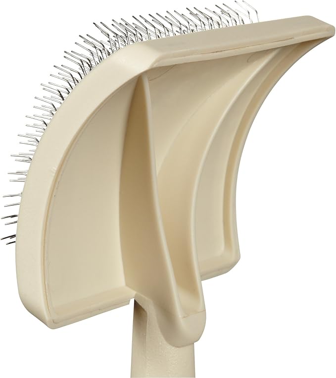 Master Grooming Tools Universal Pet Large Slicker Brush, White