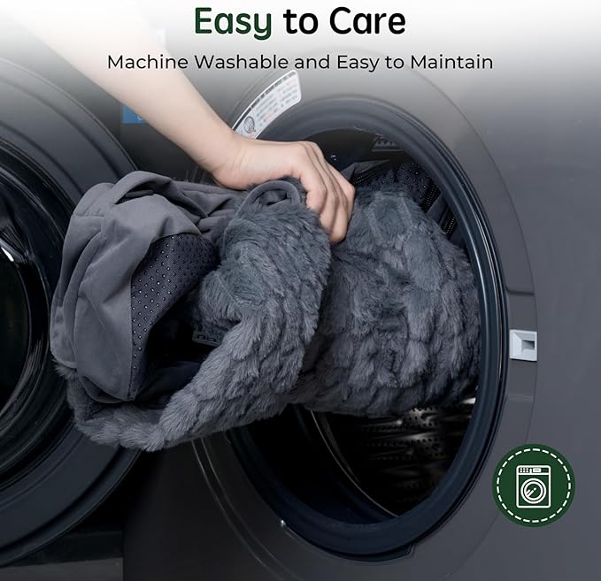 BALANCE Orthopedic Dog Bed, Egg Crate Foam Dog Couch for Pet Sleeping, Pet Sofa with Removable Washable Cover & Nonskid Bottom, Comfy Dog Bed for Medium Size Dog, Grey