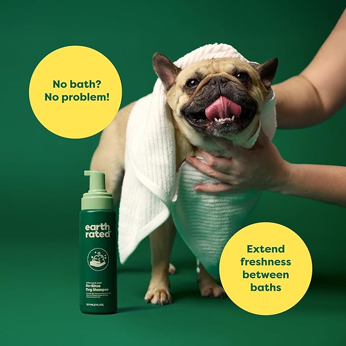 Earth Rated Curly Coat Essentials - Dog Shampoo, Grooming Wipes, Refresh Mist, Eye Wipes & No-Rinse Shampoo