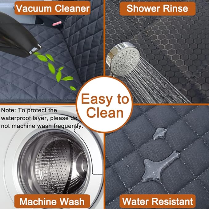 Paw Jamboree Car Front Seat Covers for Dogs Scratch-Proof Pet Car Seat Cover Front Seat Non-Slip Car Seat Protector for Dogs Car Seat Cover for Dogs Bucket Seat Cover for Dog for Trucks, Cars & SUVs