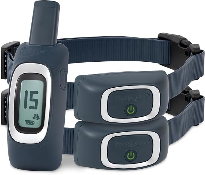 PetSafe 900 Yard Remote Training Collar – 2 Dog Kit – Tone, Vibration & 15 Levels of Safe & Humane Static Stimulation, Longest Range Option, Train Off Leash Dogs, Waterproof, Durable, Rechargeable