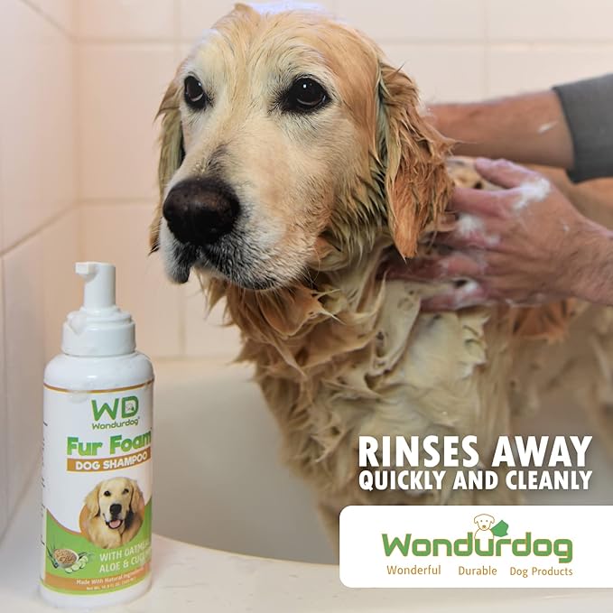 Deluxe Bathtub Spout Dog Wash Kit + Fur Foam Dog Shampoo