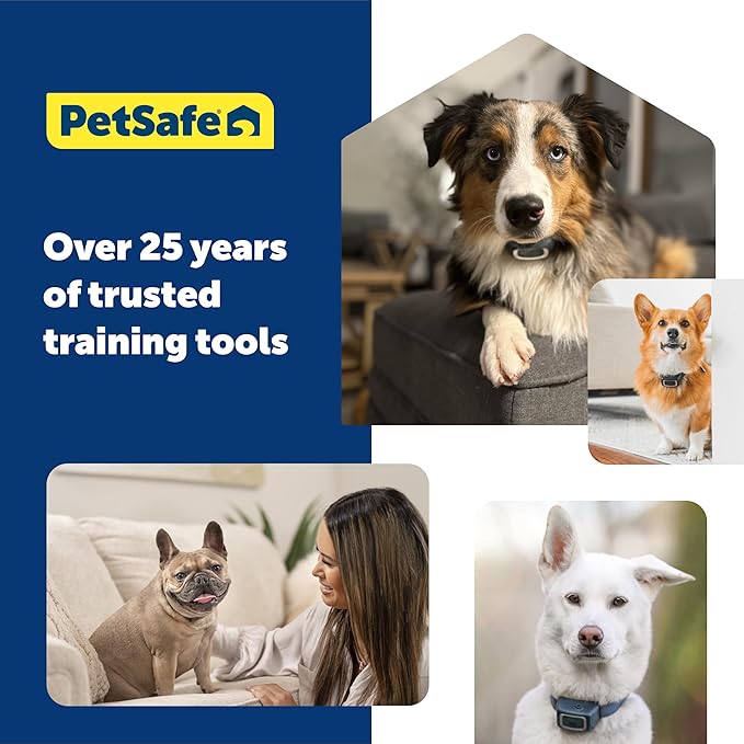 PetSafe 600 Yard Remote Training Collar – 2 Dog Kit – Tone, Vibration & 15 Levels of Safe & Humane Static Stimulation, Medium Range Option to Train Off Leash Dogs, Waterproof, Durable, Rechargeable