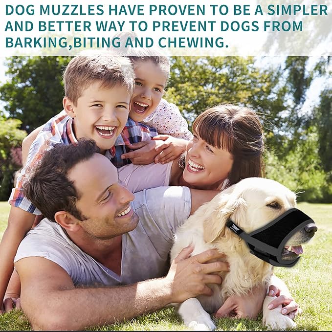 Muzzle for Small Dog, Dog Muzzle for Small Dogs, Small Dog Muzzle, Small Dog Muzzles for Biting Barking Chewing, Soft Muzzle for Small Dogs, Muzzles for Small Dog Puppy S Black