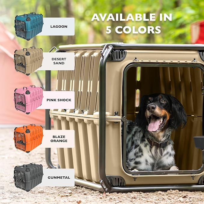 Mammoth Guardian Dog Kennel - Pink Shock