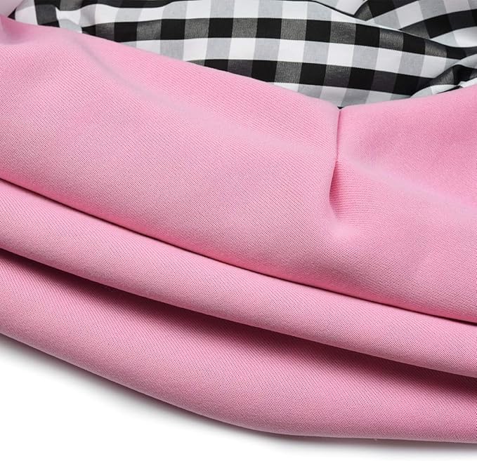 Dog and Cat Sling Carrier Little Pet Carrier Shoulder Crossbody Pet Slings for Outdoor Traveling Subway (Pink)