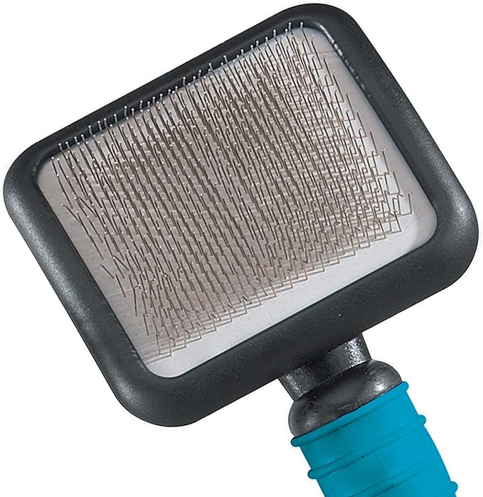 Master Grooming Tools Ergonomic Slicker Brushes — Molded Brushes for Grooming Dogs - Large, 4" x 3½"