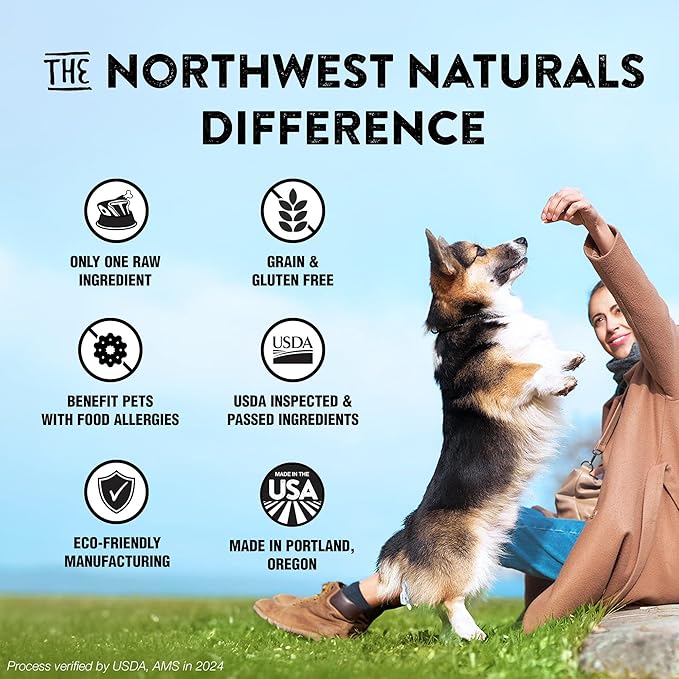 Northwest Naturals Raw Rewards Freeze-Dried Turkey Neck Treats for Dogs and Cats - Bite-Sized Pieces - Healthy, 1 Ingredient, Human Grade Pet Food, All Natural - 6 Oz (Pack of 3)