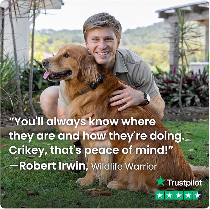 Tractive GPS Dog Tracker (2025 Release with Free 6 Month Subscription) | Real-time Pet Location Tracker | Health & Wellness Alerts | Virtual Fence for Dogs | Bark Monitoring (Mint)