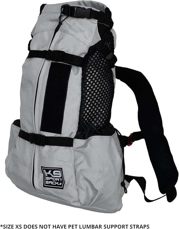 K9 Sport Sack | Dog Carrier Adjustable Backpack (Large, Air 2 - Charcoal Grey)