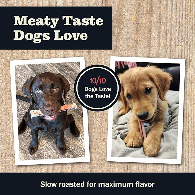 Redbarn Pet Products All Natural 4-5" Bully Sticks for Small & Medium Dogs - Healthy Long Lasting Chews Variety Party Pack - 100% Beef Single Ingredient Low Odor Rawhide Free - 12oz Bag