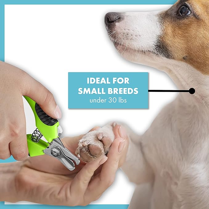 CONAIRPROPET Nail Clipper for Dogs with Stainless Steel Blades, Ideal for Small Dog Breeds,Yellow