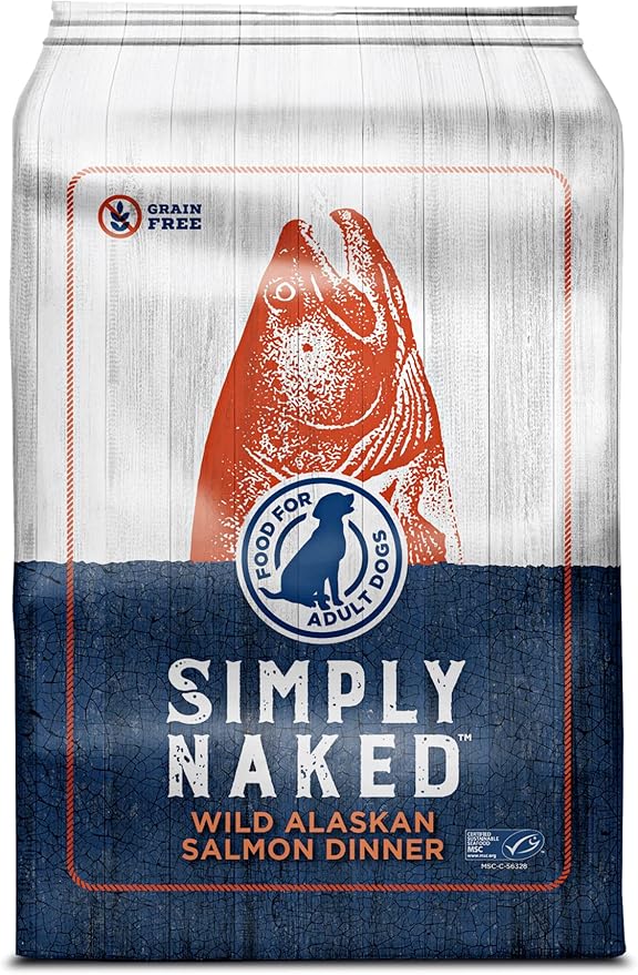 Wild Alaskan Salmon Grain-Free Dog Food | No Chicken or Other Animal by-Products | Rich in Omega 3 & 6 Fatty Acids | Sustainably Sourced Wild Caught Fish | Made in The USA | 24lb Bag