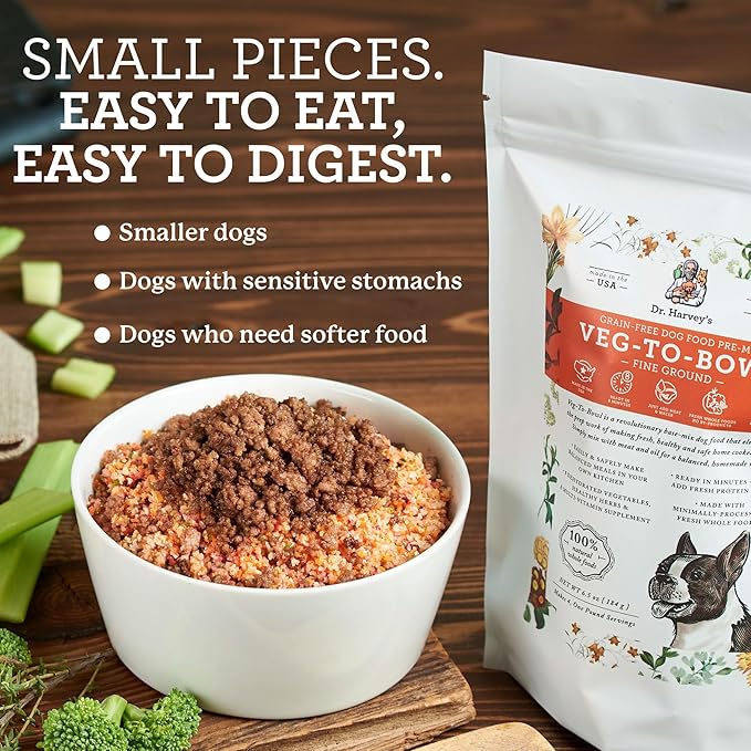 Dr. Harvey's Veg-To-Bowl Fine Ground Dehydrated Vegetable Pre-Mix for Dogs, 7-Pound Bag