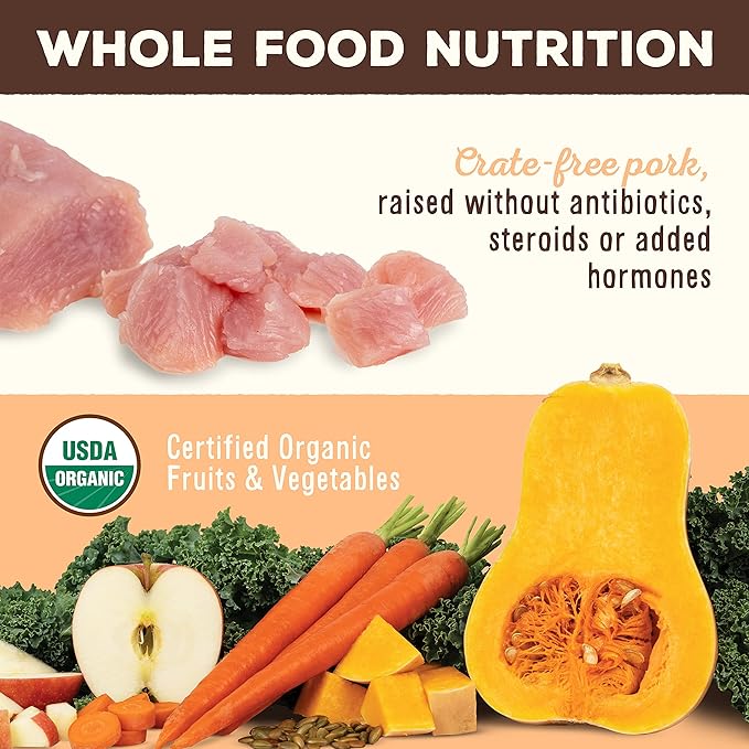 Primal Freeze Dried Dog Food Pronto, Pork; Scoop & Serve, Complete & Balanced Meal; Also Use As Topper or Treat; Premium, Healthy, Grain Free, High Protein Raw Dog Food (25 oz, 2-Pack)