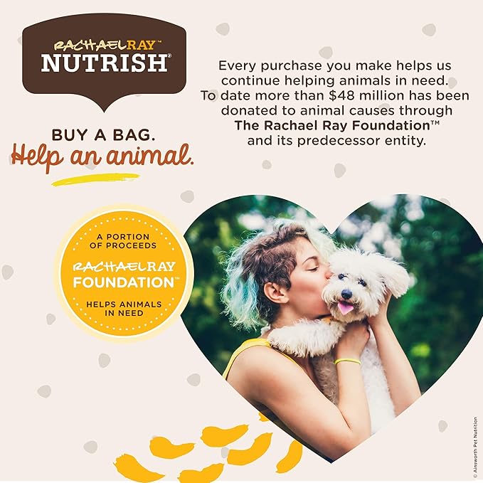 Rachael Ray Nutrish Zero Grain Natural Dry Dog Food, Turkey & Potato Recipe, 6 Pounds, Grain Free (Pack of 2)