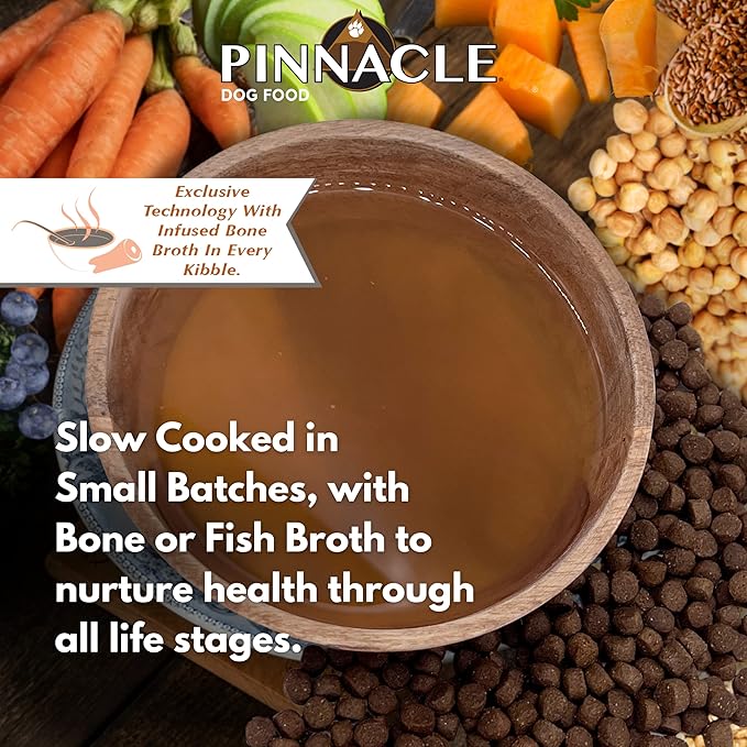 Pinnacle Trout & Pumpkin Dry Dog Food 4 lb, Infused with Broth