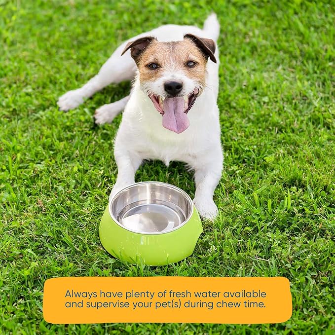 Filled Cow Hooves for Dogs, Delicious Cheese & Bacon Flavor, Stuffed Natural Beef Hoof Dog Chews, Tasty Treats for Dog, Made from Premium Brazilian Cattle, Pack of 10 Count