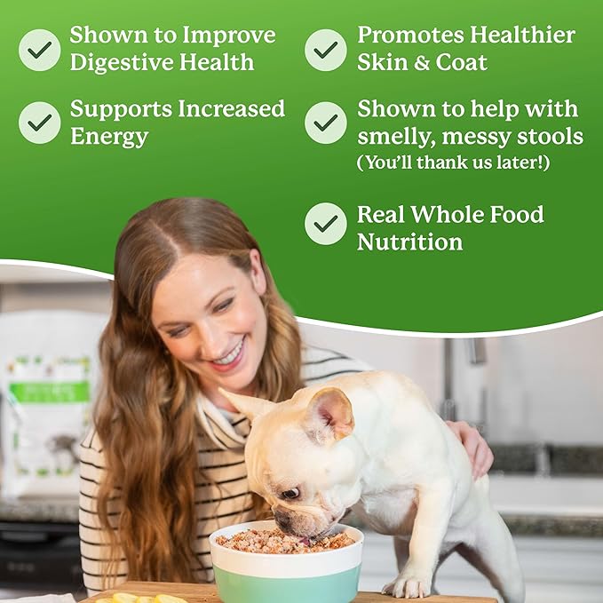 Dr. Harvey's Veg-to-Bowl Dog Food, Human Grade Dehydrated Base Mix for Dogs, Grain Free Holistic Mix (3 Pound)
