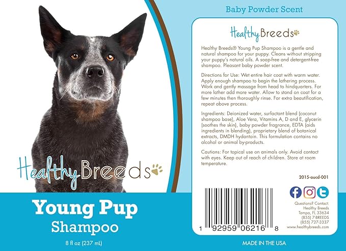 Healthy Breeds Australian Cattle Dog Young Pup Shampoo 8 oz