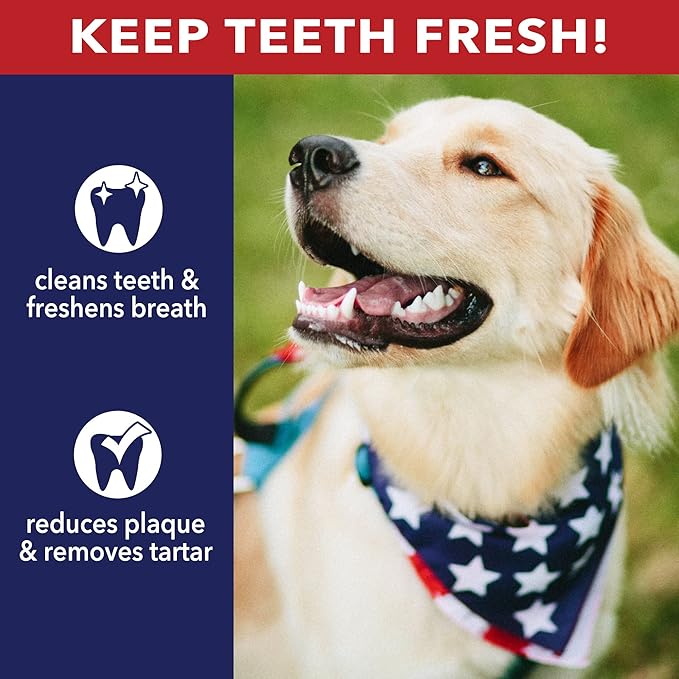 Pet Factory American Beefhide 4-4.5" Rolls Dog Chew Treats - Natural Flavor, 22 Count/1 Pack