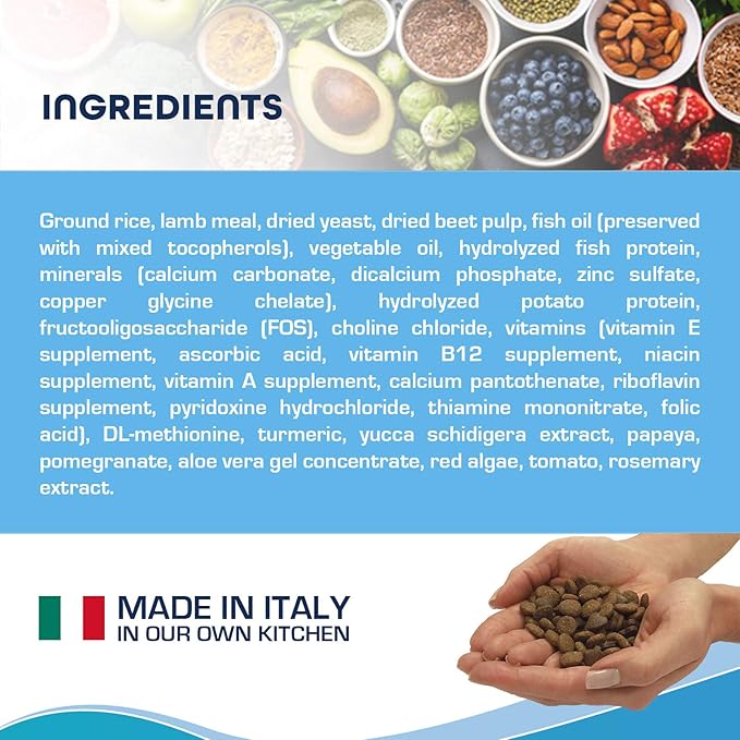 Forza10 Active Depura Daily Life Protection Dry Dog Food, 25 Pounds, Limited Ingredient Gluten Free All Natural Ingredients Omega 6 Vet Recommended Lamb Flavor Dog Food