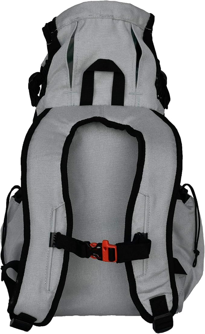 K9 Sport Sack | Dog Carrier Adjustable Backpack (Large, Air 2 - Charcoal Grey)