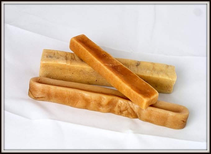 Himalayan Yak Snak Dog Chew - Assorted Size 3 Pack - Hard Cheese Snack Chews for Your Dog or Puppy Made from Yak Milk - All Natural - No Preservatives - Healthy - Limited Ingredients (Assorted 3-Pack)