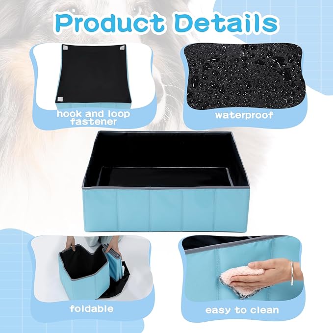 BALAPET Whelping Box for Dogs and Puppies,Foldable &Portable Whelping Pen, Puppy Playpen Dog Birthing Whelping Supplies