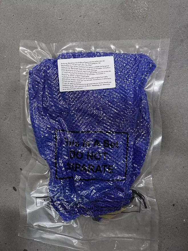 Weewooday 2 Pieces Cat Grooming Washer Mesh Bag Cat Muzzles Breathable Mesh Muzzles Adjustable Kitten Scratch Resistant Kitty Restraint Clothes Kitty Bath Bag for Bathing Nail Trimming Feeding(Blue)