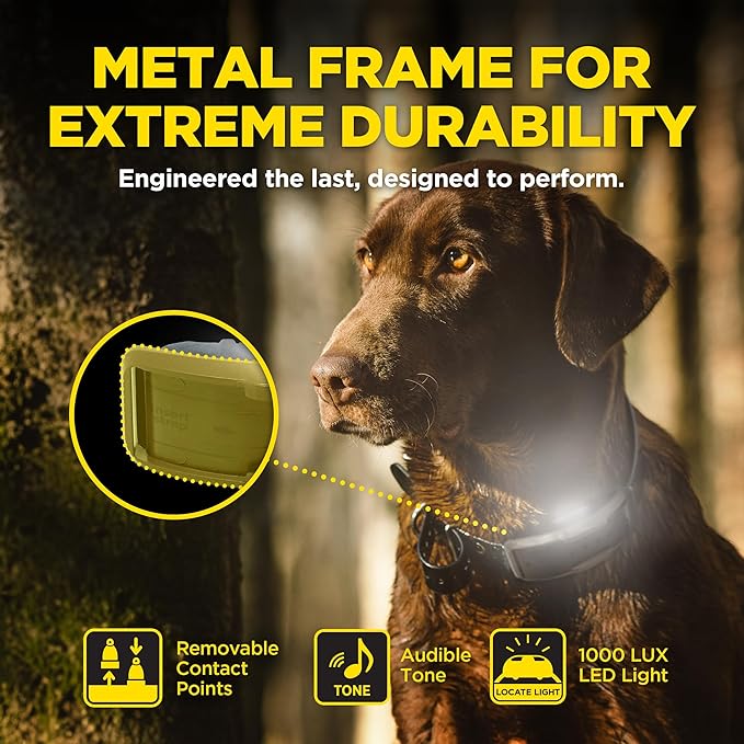Dogtra 1900X E-Collar for Dog Training - 3/4 Mile Range, Dogs 35 lbs+, IPX9K Waterproof, 100 Stimulation Levels, Vibration, Tone, Rechargeable - Ideal for Dog Owners and Professional Trainers