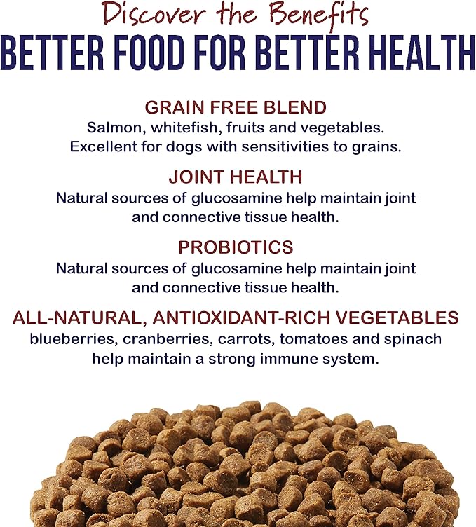 Best Breed Dr. Gary's Grain Free Ocean Recipe Slow-Cooked in USA, Natural Dry Dog Food for All Breeds and Sizes, 4lbs.