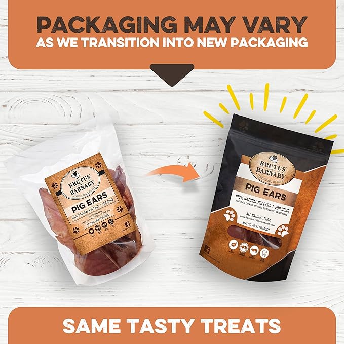 100% Natural Whole Pig Ear Dog Treat - 12 Pack Our Healthy Pig Ears Are Easy To Digest, Chemical & Hormone Free Thick Cut For Aggressive Chewers, Great Small Or Large Dogs
