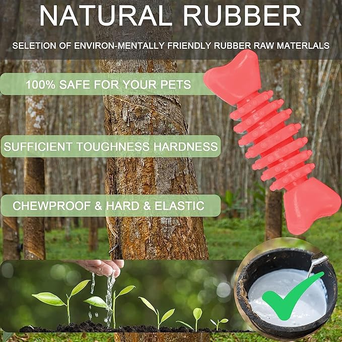 Puppy Toys, 6 Pack Dog Chew Toys for Puppy, Cute Red Small Dog Toys, Teething Toys for Puppies, Soft Durable Interactive Chew Toy for Small Dogs